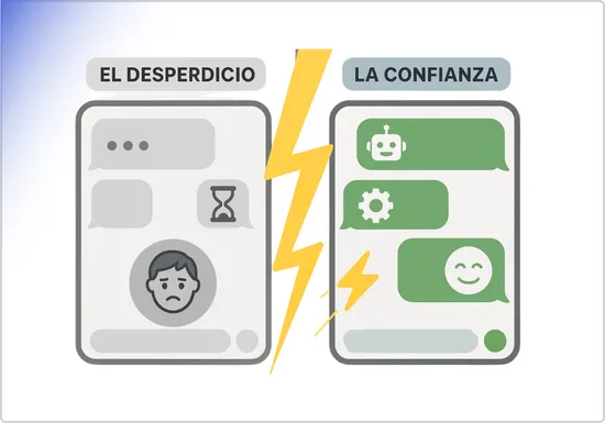 Gráfico: Optimizamos tu proceso de atención al cliente